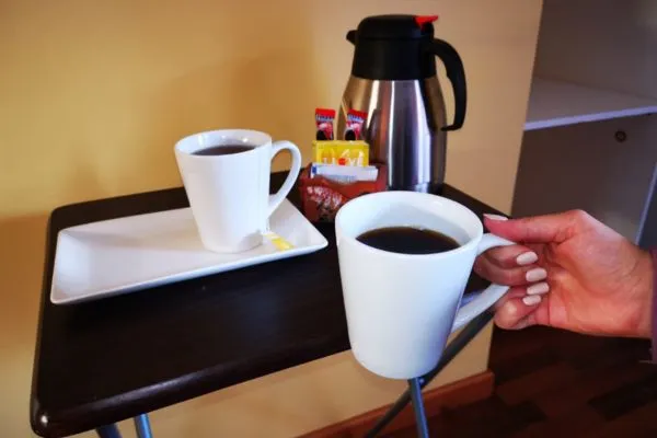 te y café de cortesia